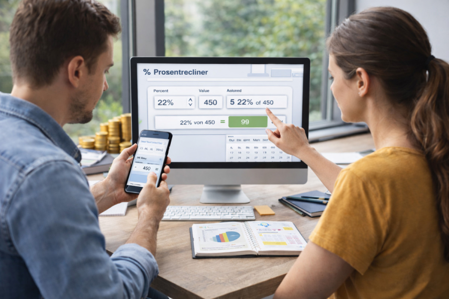 Prozentrechner online einfach und schnell Prozent berechnen