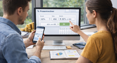 Prozentrechner online einfach und schnell Prozent berechnen