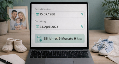 Altersrechner genau berechnen
