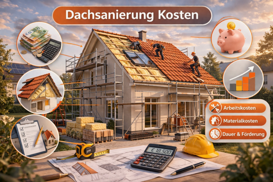Dachsanierung Kosten