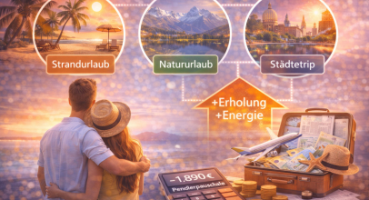 Erholung und Reisen für mehr Entspannung und neue Energie