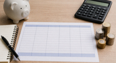 Familienbudget planen mit Tabelle