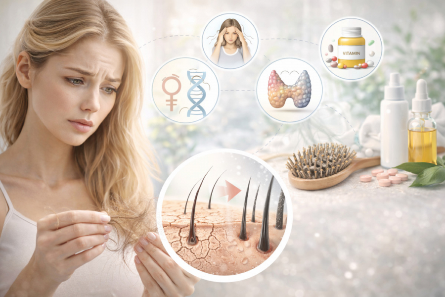 Haarausfall bei Frauen – Ursachen und was hilft wirklich