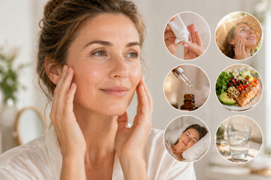 Hautalterung verlangsamen Tipps