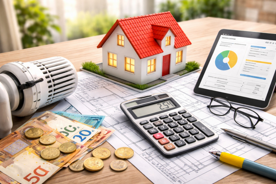 Heizkosten berechnen pro Quadratmeter