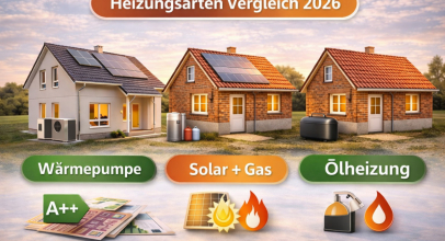 Heizungsarten Vergleich 2026