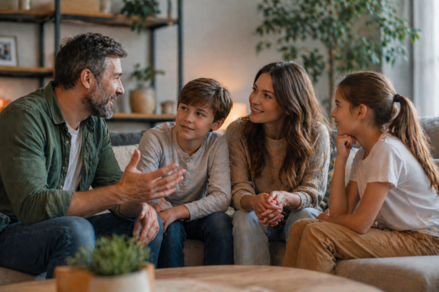 Kommunikation in der Familie verbessern