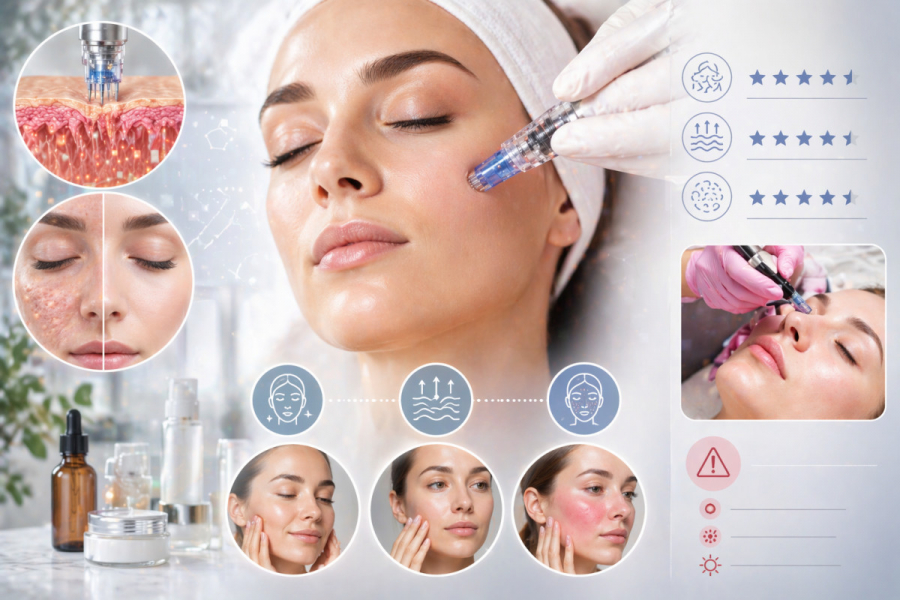 Microneedling Erfahrungen Wirkung und Risiken