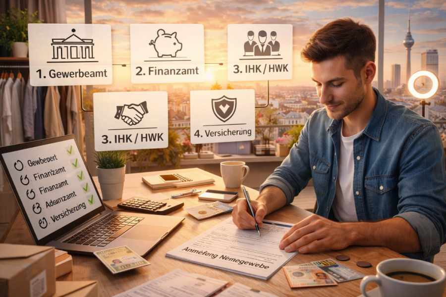Nebengewerbe in Deutschland – Regeln, Steuern und häufige Fehler