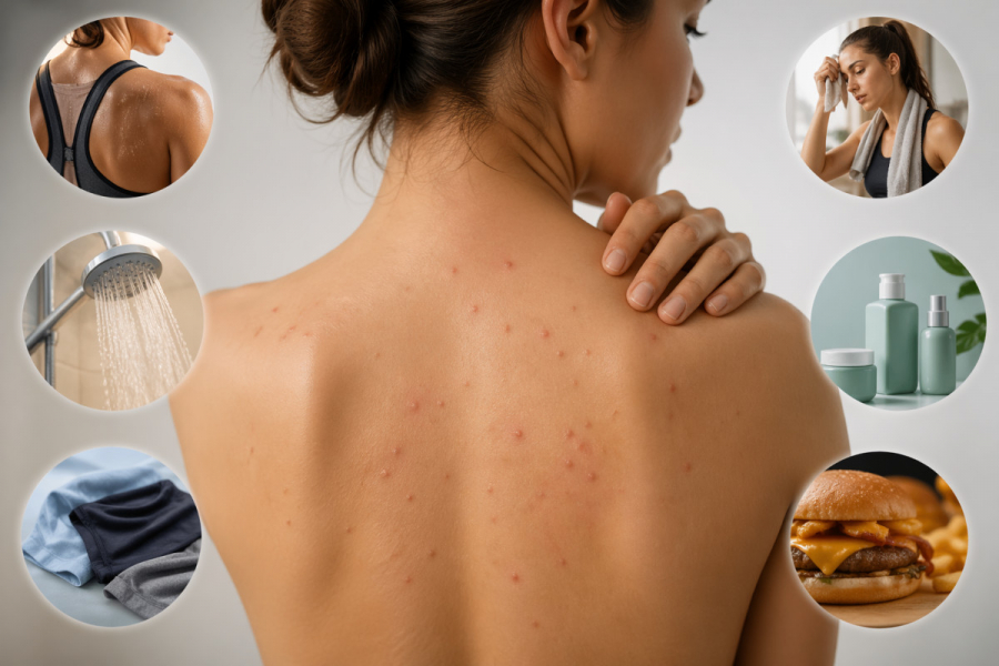 Pickel am Rücken Ursachen