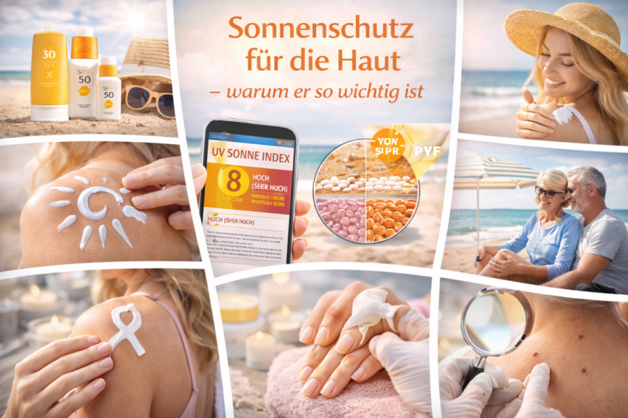 Sonnenschutz für die Haut – warum er so wichtig ist