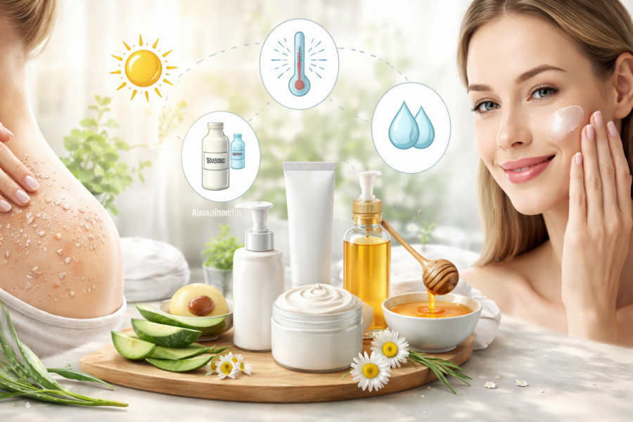 Trockene Haut Ursachen und Pflege