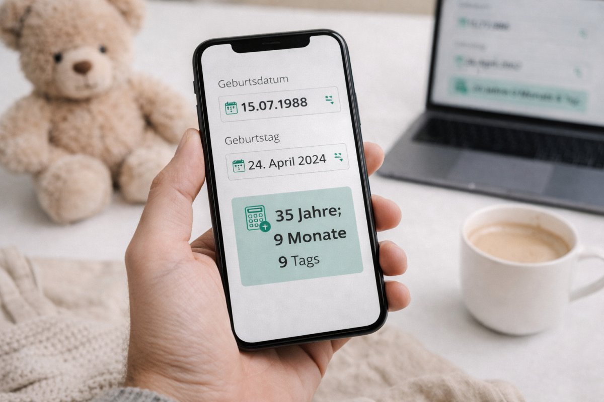 Altersrechner genau berechnen online und einfach nutzen
