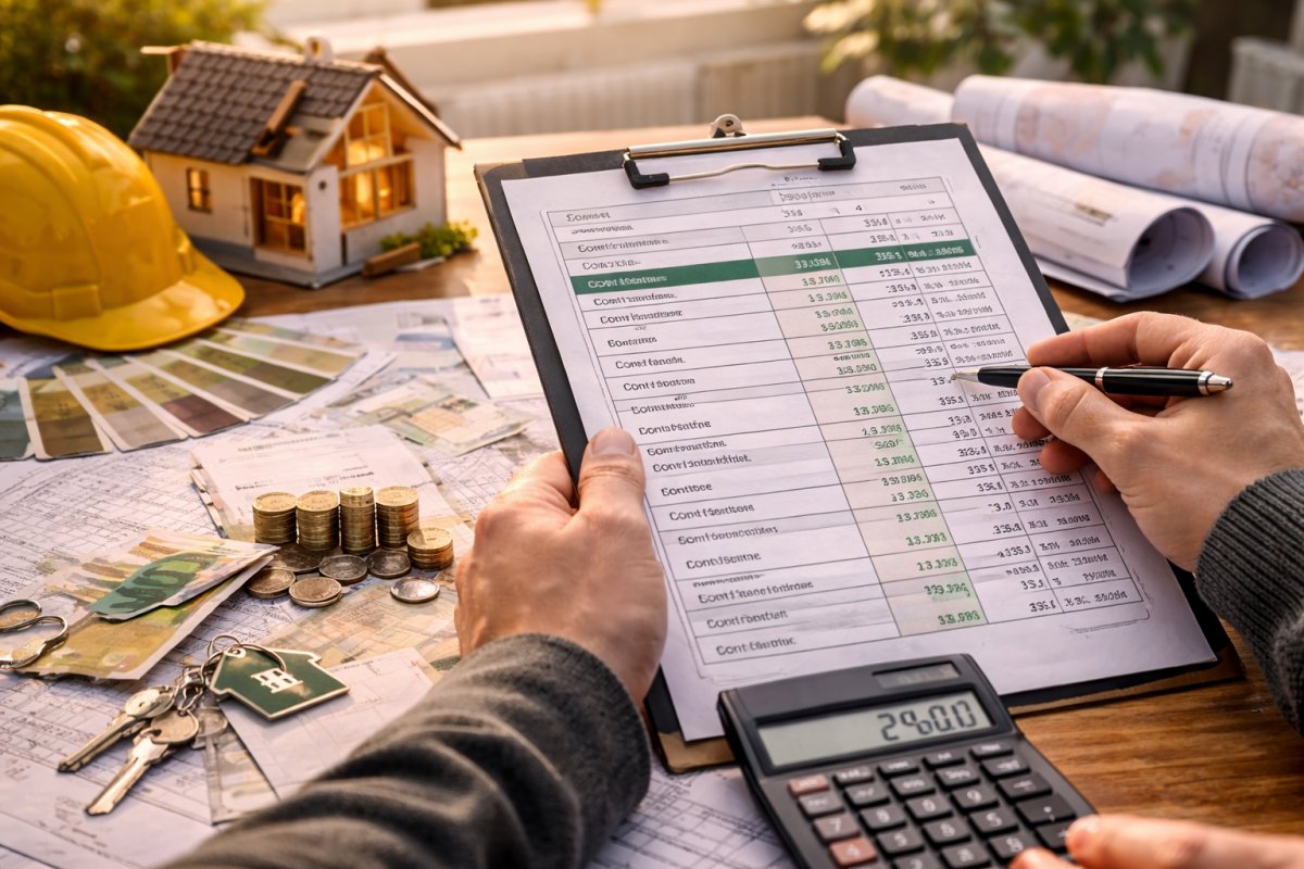 Baukosten pro Quadratmeter Tabelle und welche Kosten beim Hausbau wirklich entstehen