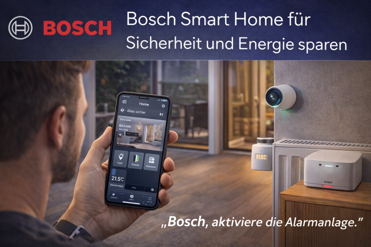 Bosch Smart Home f&uuml;r Sicherheit und Energie sparen