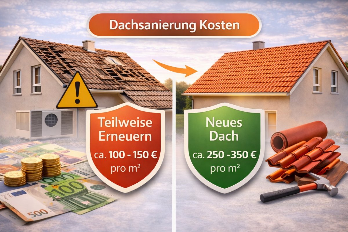 Dachsanierung Kosten und wichtige Preisfaktoren im Überblick Dachsanierung Kosten und wichtige Preisfaktoren im Überblick