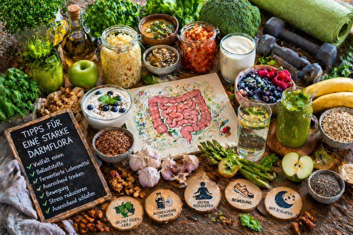 Darmgesundheit natürlich verbessern Tipps für eine starke Darmflora Darmgesundheit natürlich verbessern Tipps für eine starke Darmflora