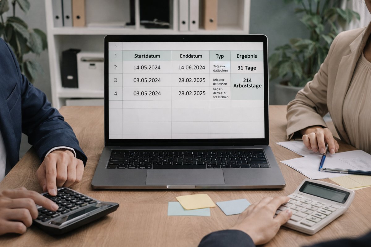 Datumsrechner im Beruf und im Unternehmen nutzen