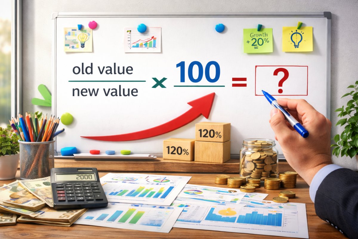 Die Formel zur Berechnung der Umsatzsteigerung in Prozent