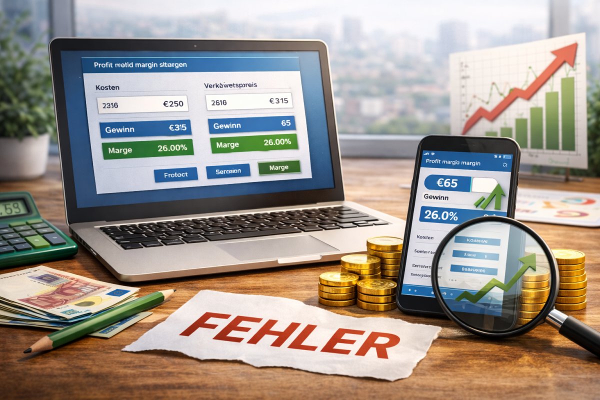 Digitale Tools zur Berechnung von Gewinn und Marge nutzen