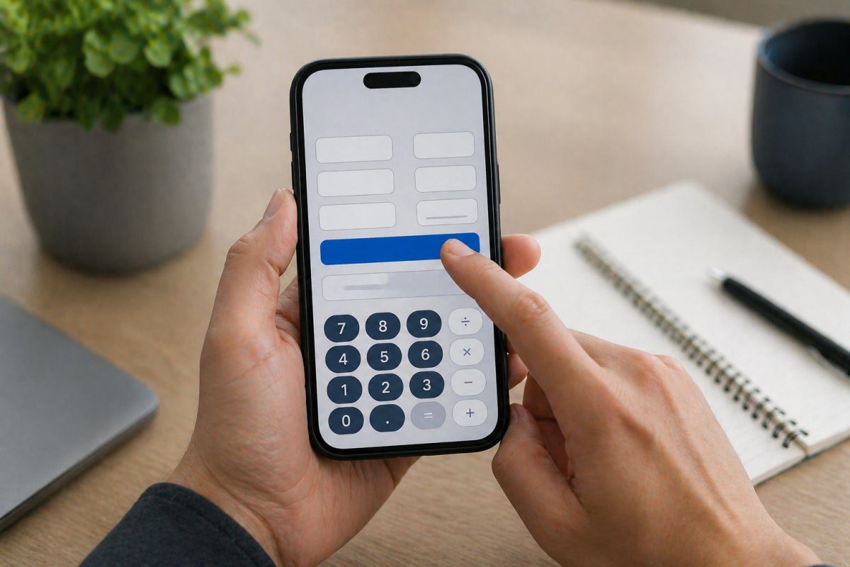 Dreisatz Rechner online kostenlos auf dem Smartphone nutzen