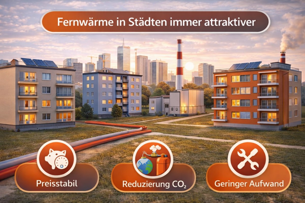 Fernw&auml;rme in St&auml;dten immer attraktiver