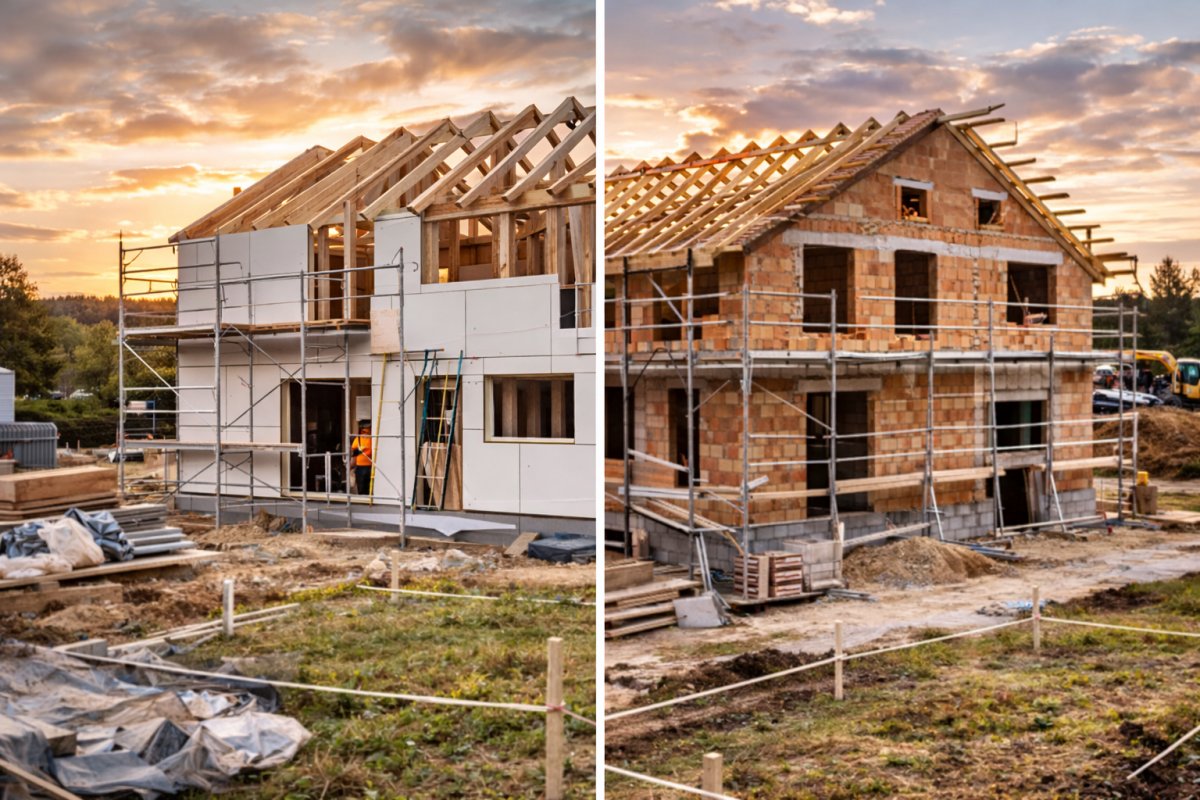 Fertighaus oder Massivhaus Unterschiede bei Kosten Bauzeit und Wertentwicklung Fertighaus oder Massivhaus Unterschiede bei Kosten Bauzeit und Wertentwicklung