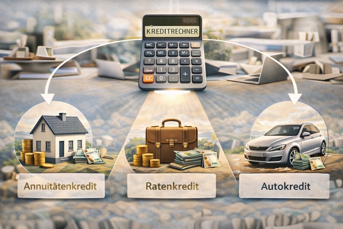 F&uuml;r welche Kreditarten ein Kreditrechner besonders sinnvoll ist