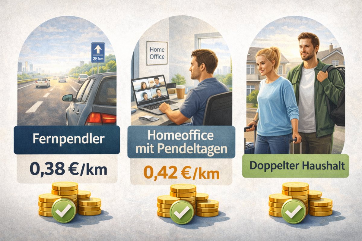 F&uuml;r wen sich die Pendlerpauschale 2026 besonders lohnt