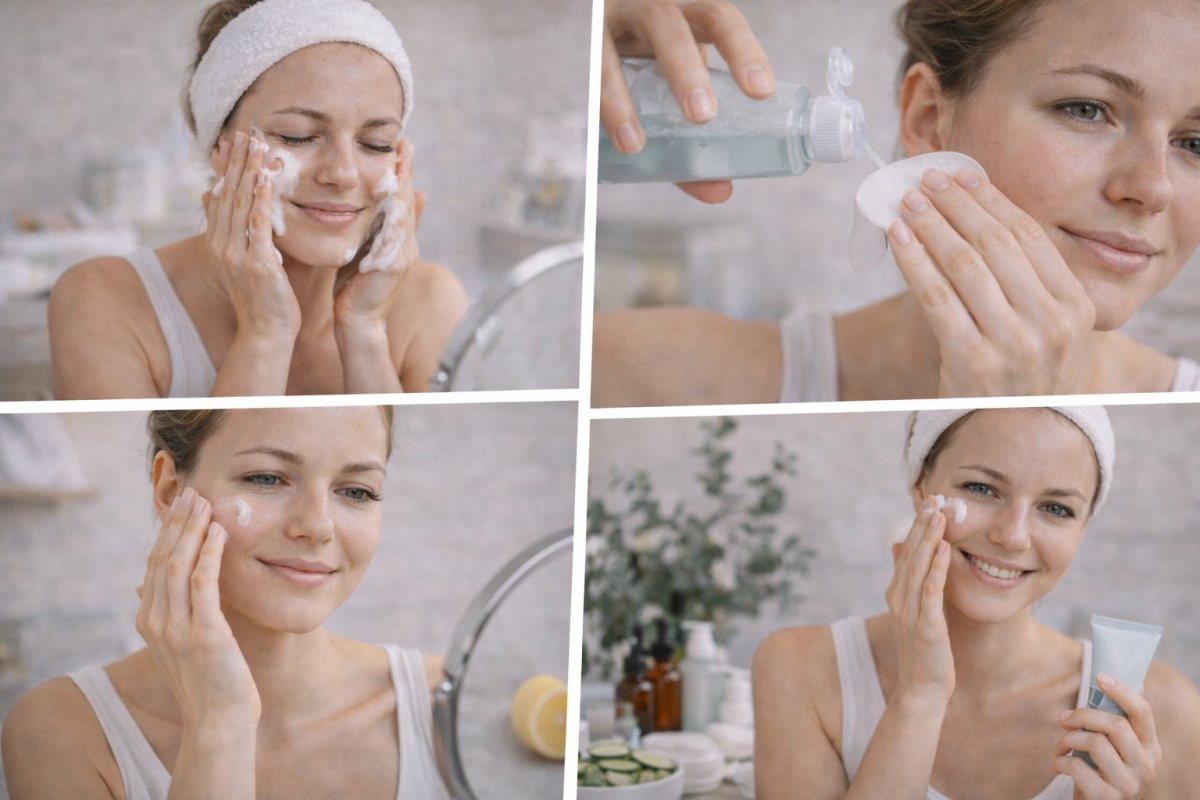 Hautpflege im Gesicht als t&auml;gliche Basis