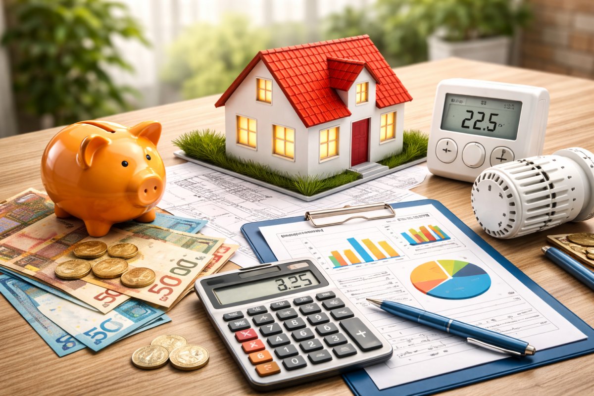 Heizkosten pro Quadratmeter berechnen und Heizkosten besser einsch&auml;tzen