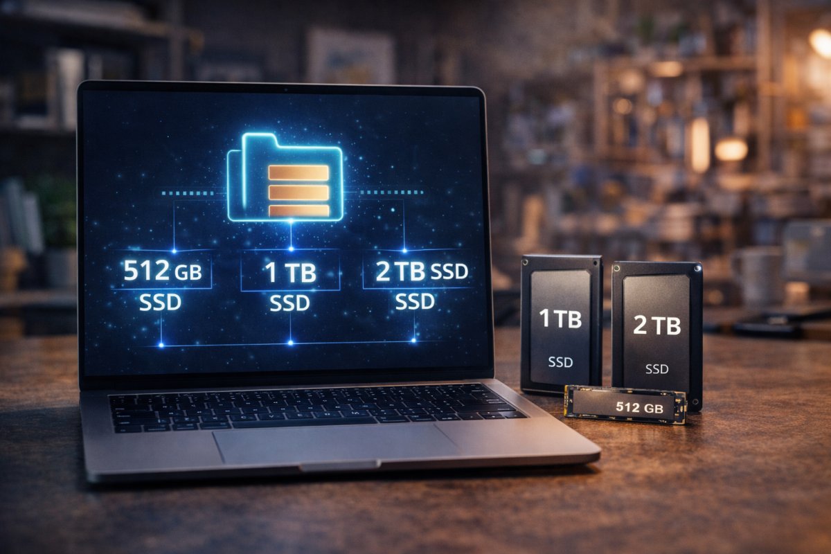 Laptop kaufen und auf Speicherplatz achten