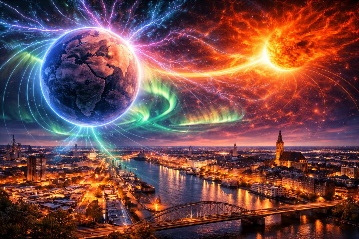 Magnetische st&uuml;rme und ihre entstehung