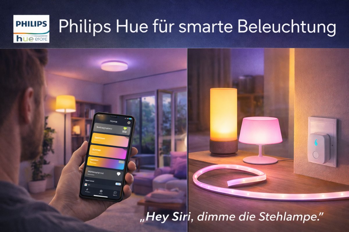 Philips Hue f&uuml;r smarte Beleuchtung