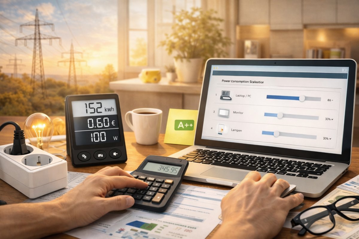 Stromkosten im Homeoffice richtig berechnen