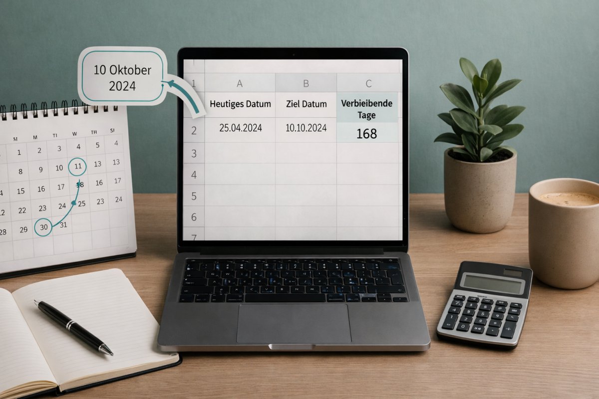 Tage bis zu einem bestimmten Datum berechnen