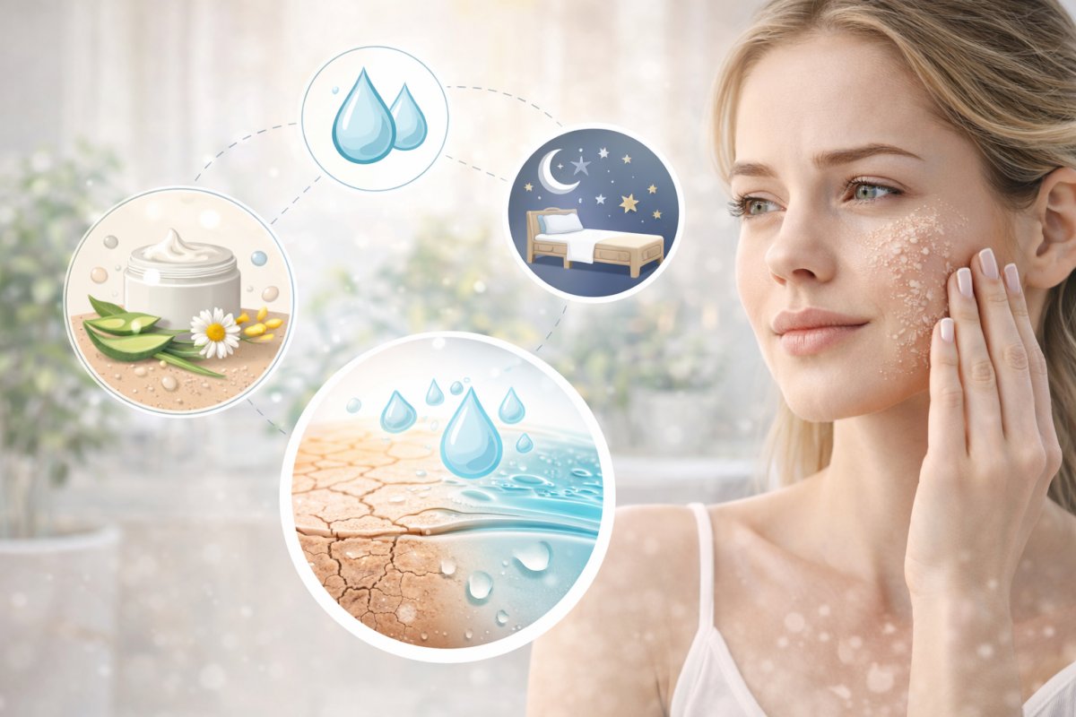 Trockene Haut langfristig stabilisieren Trockene Haut langfristig stabilisieren