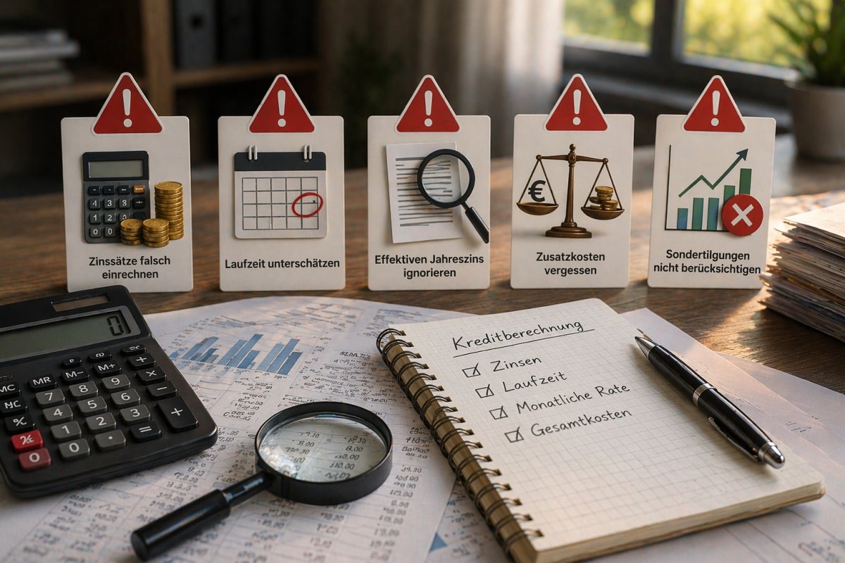 Typische Fehler bei der Kreditberechnung Typische Fehler bei der Kreditberechnung
