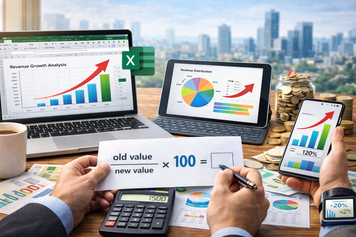 Umsatzsteigerung berechnen mit Excel und digitalen Tools