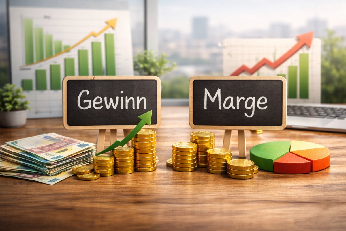 Unterschied zwischen Gewinn und Marge verstehen