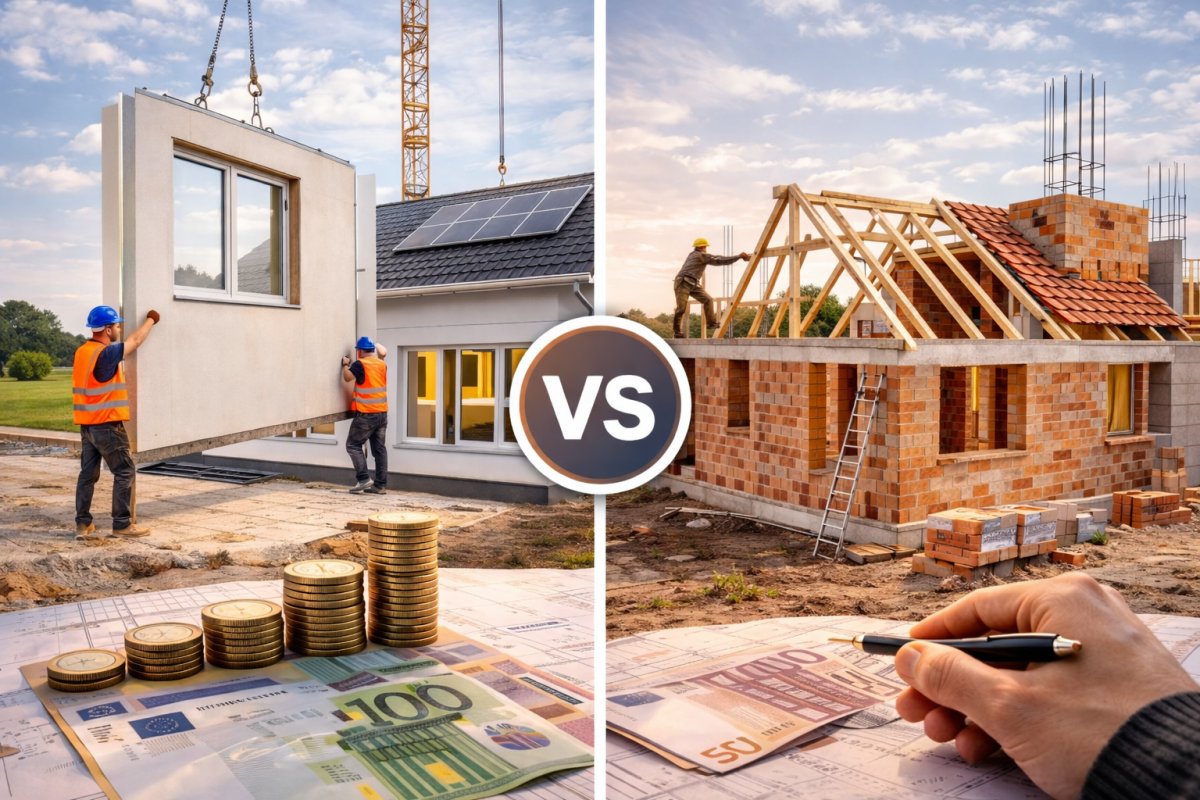 Unterschiede bei der Bauzeit Unterschiede bei der Bauzeit