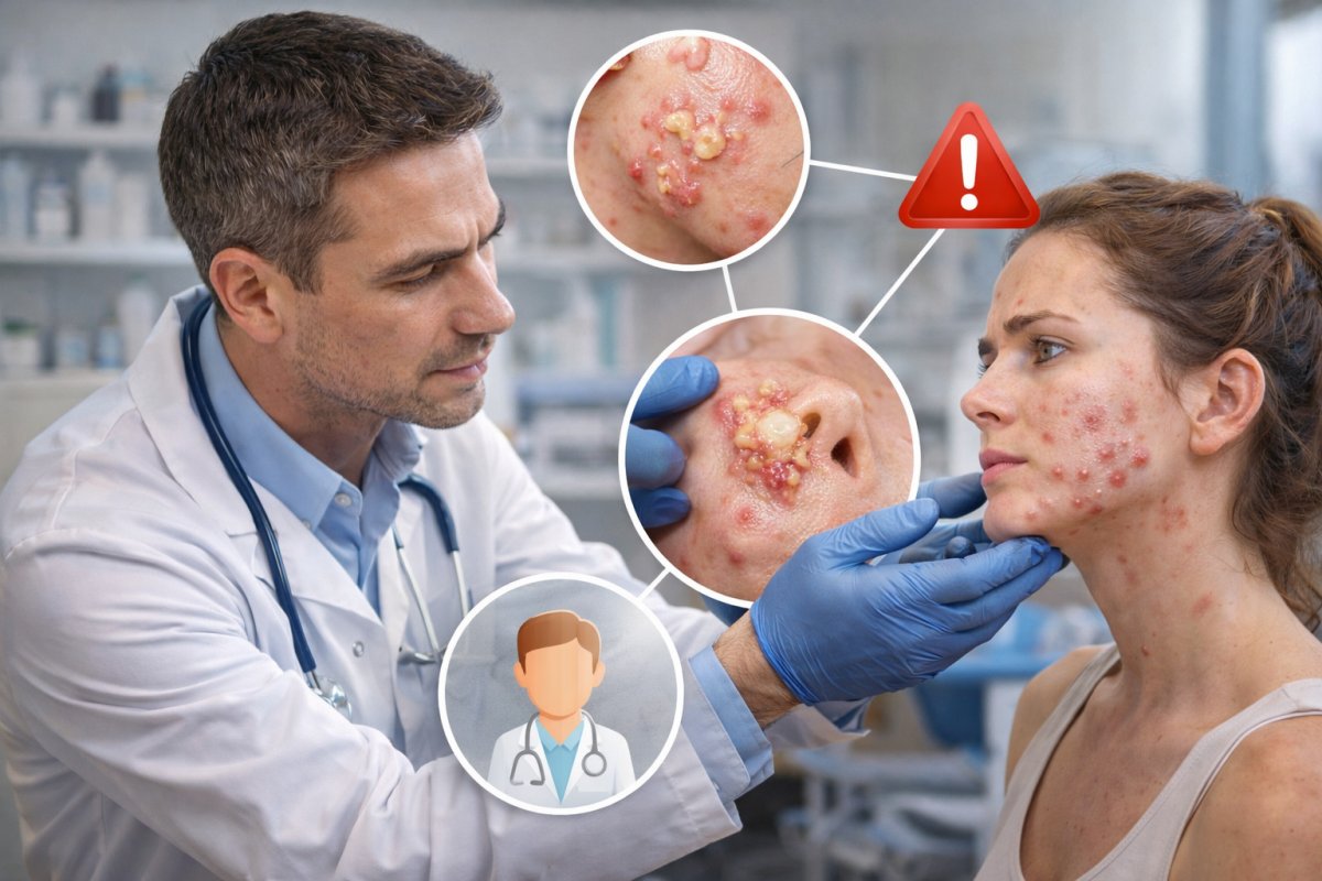 Wann man mit Akne zum Arzt gehen sollte