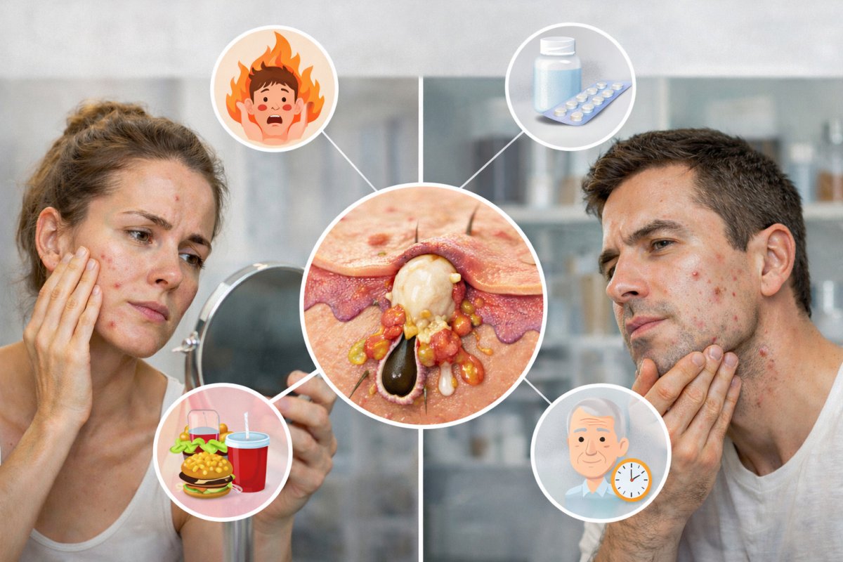 Warum Akne bei Erwachsenen h&auml;ufiger vorkommt als viele denken