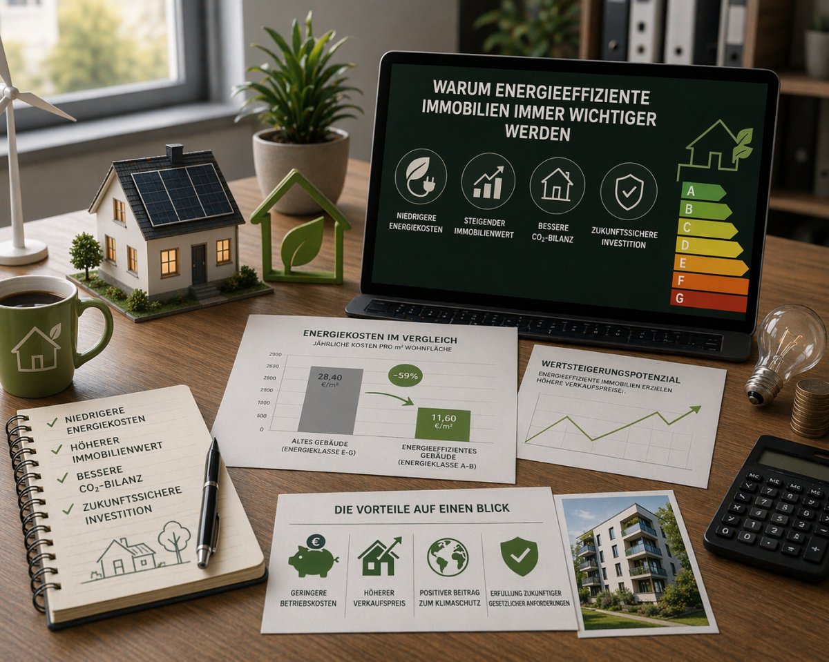 Warum energieeffiziente Immobilien immer wichtiger werden Warum energieeffiziente Immobilien immer wichtiger werden