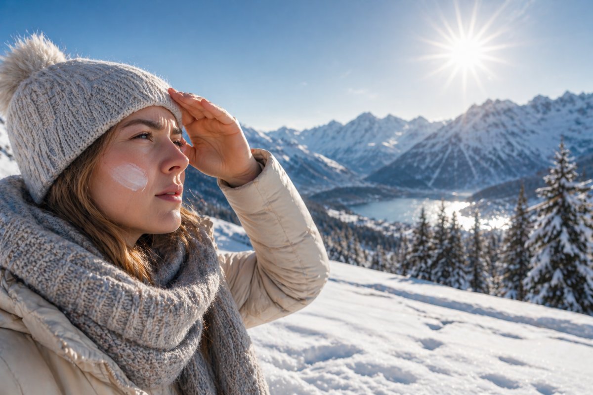 Warum viele Menschen Sonnenschutz im Winter untersch&auml;tzen
