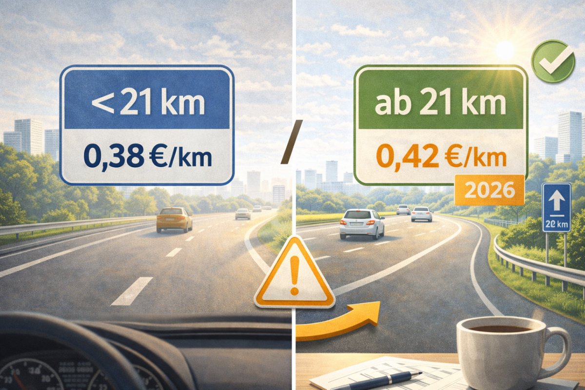 Welche &Auml;nderung bei der Pendlerpauschale 2026 besonders wichtig ist