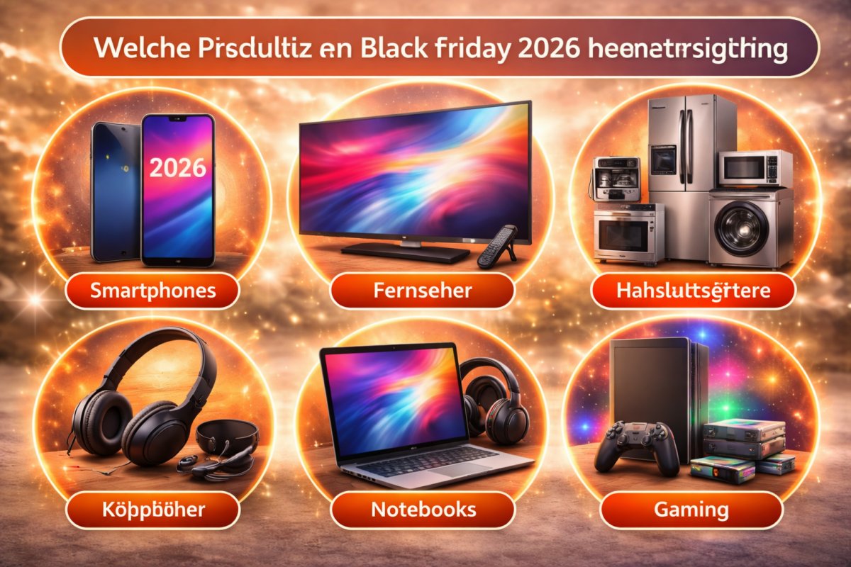 Welche Produkte am Black Friday 2026 besonders gefragt sind