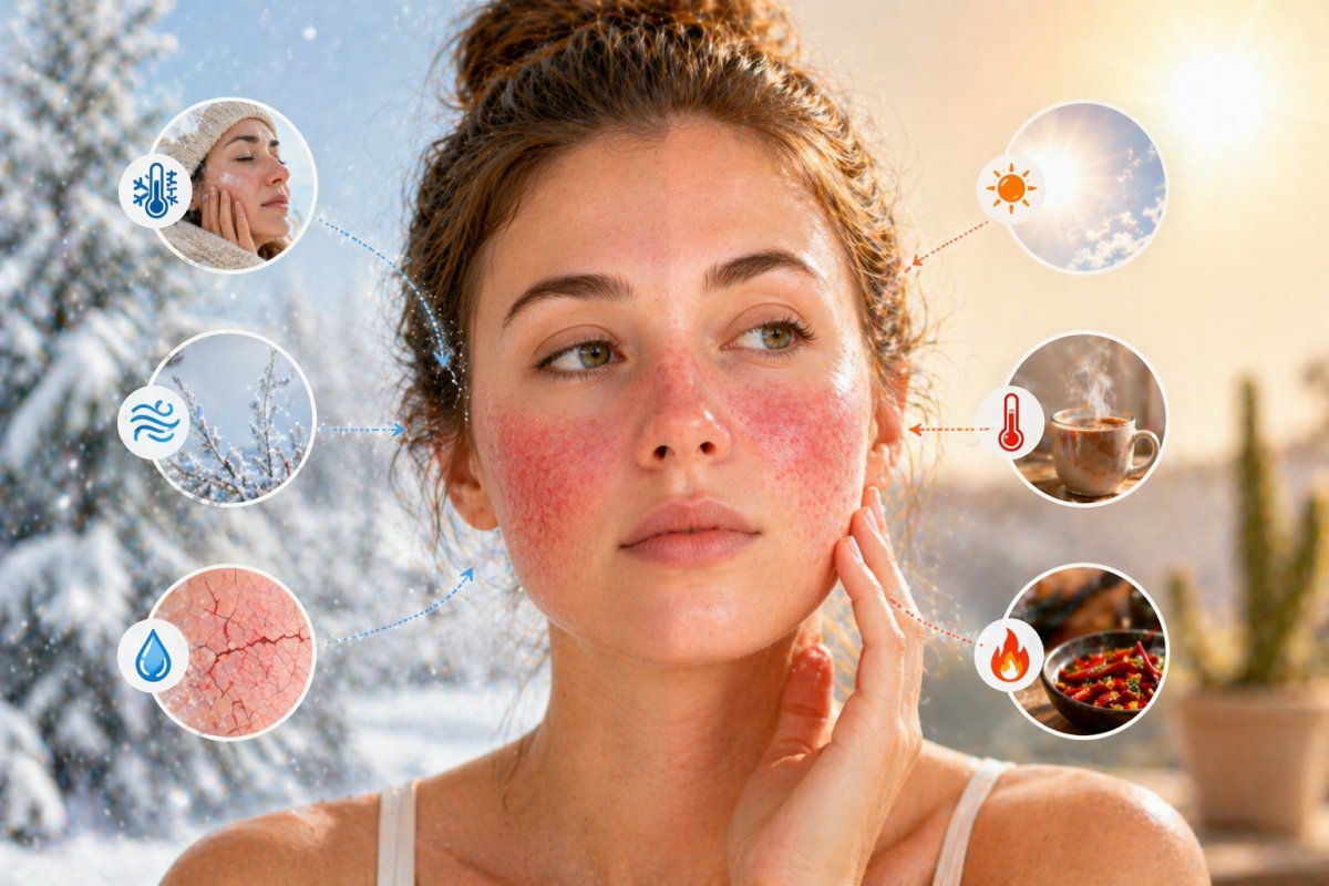 Welche Rolle Temperatur bei Rosacea spielt