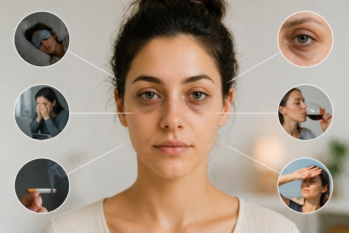 Welche Ursachen hinter Augenringen stecken k&ouml;nnen