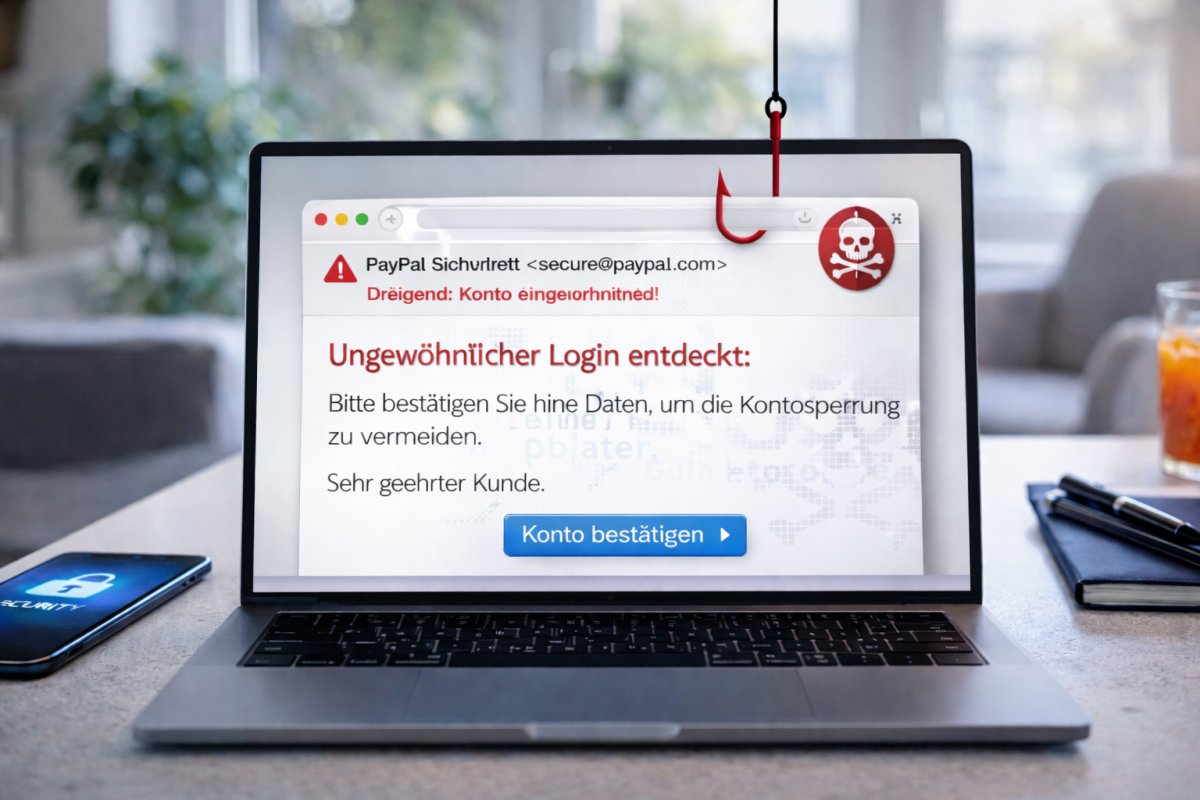 Wie man Phishing Mails erkennt